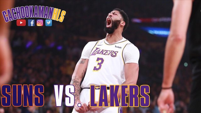 Anthony Davis Posterizes Aron Baynes - Suns vs. Lakers - January 1, 2020