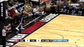 July 15, 2015 - Mavericks vs. Lakers - Julius Randle Steal And Dunk