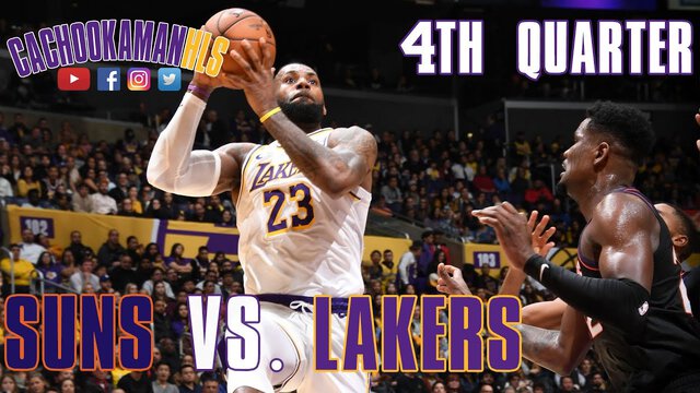 4th Quarter Team Highlights - Suns vs. Lakers - January 1, 2020