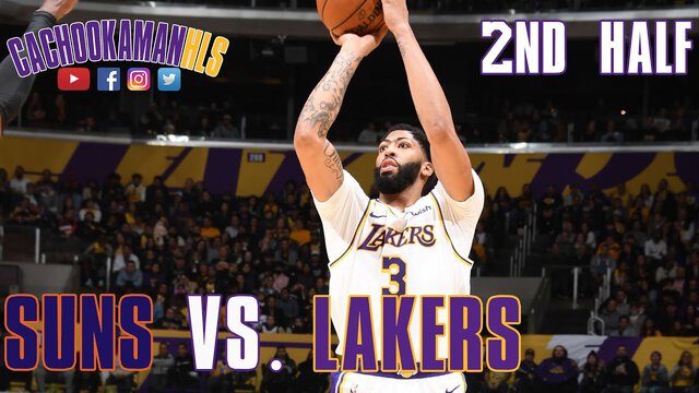 2nd Half Team Highlights - Suns vs. Lakers - January 1, 2020