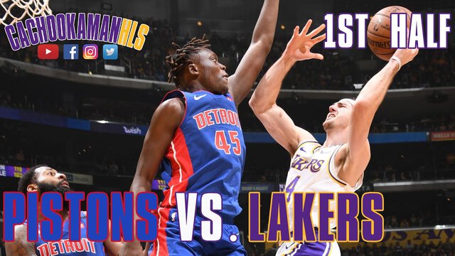 1st Half Team Highlights - Pistons vs. Lakers - January 5, 2020