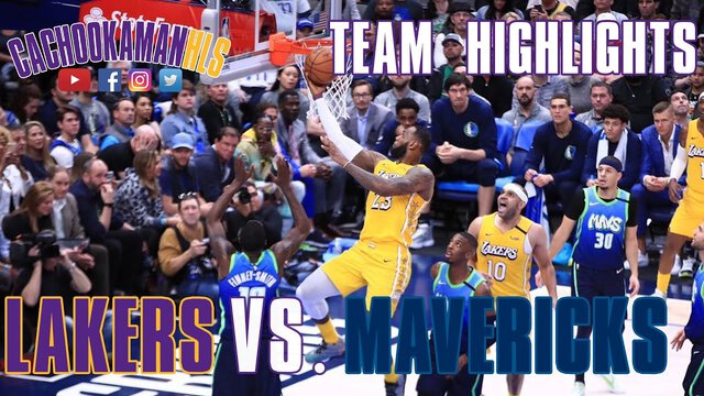 Team Highlights - Lakers vs. Mavericks - January 10, 2020