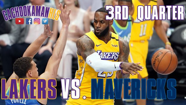 3rd Quarter Team Highlights - Lakers vs. Mavericks - January 10, 2020