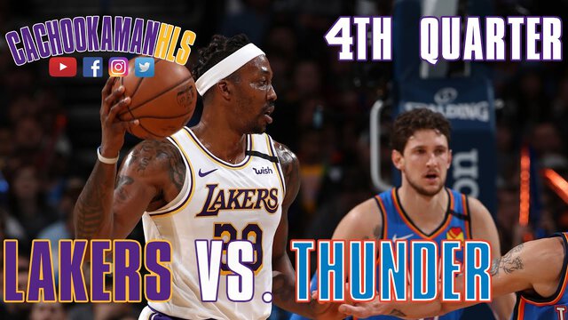 4th Quarter Team Highlights - Lakers vs. Thunder - January 11, 2020