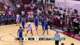 July 14, 2014 - Warriors vs. Lakers - Julius Randle And 1 Shot