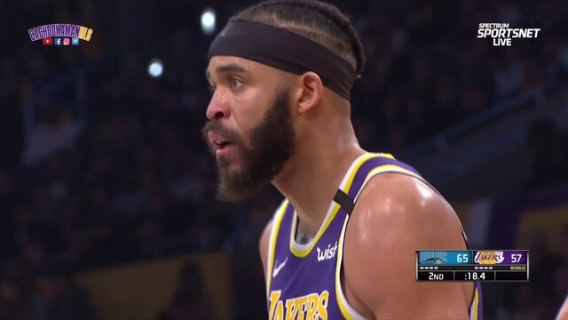 JaVale McGee Blocks Terrence Ross Dunk - Magic vs. Lakers - January 15, 2020