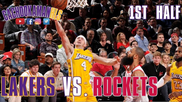 1st Half Team Highlights - Lakers vs. Rockets - January 18, 2020