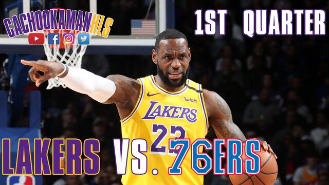 1st Quarter Team Highlights - Lakers vs. 76ers - January 25, 2020