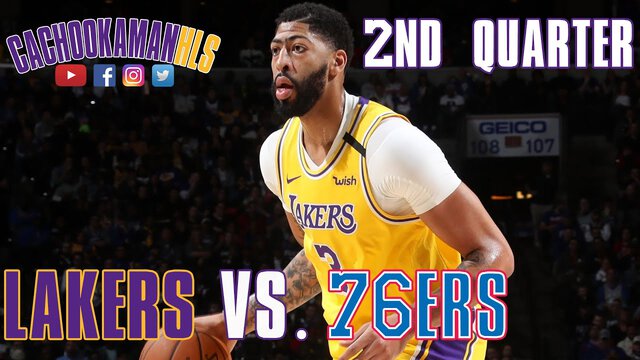 2nd Quarter Team Highlights - Lakers vs. 76ers - January 25, 2020