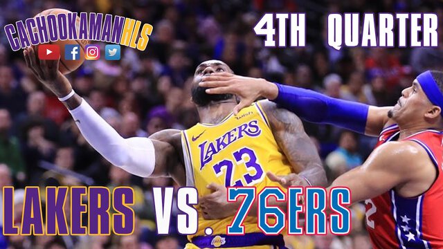 4th Quarter Team Highlights - Lakers vs. 76ers - January 25, 2020