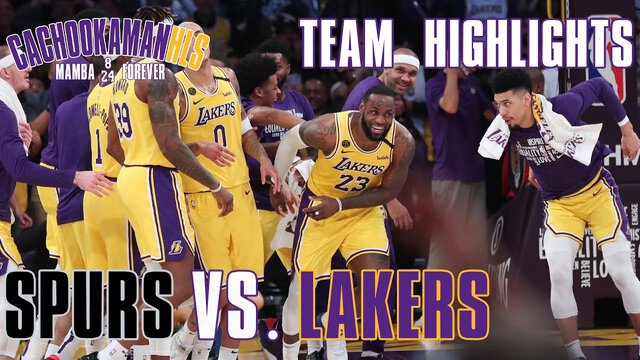 Team Highlights - Spurs vs. Lakers - February 4, 2020