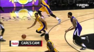 October 13, 2015 - Kings vs. Lakers - Jordan Clarkson To Julius Randle For The Dunk