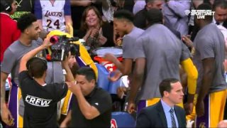 October 28, 2015 - Timberwolves vs. Lakers - Nick Young Halfcourt Buzzer Beater