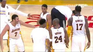 November 15, 2015 - Pistons vs. Lakers - Kobe Bryant Big Assist And Three Pointer