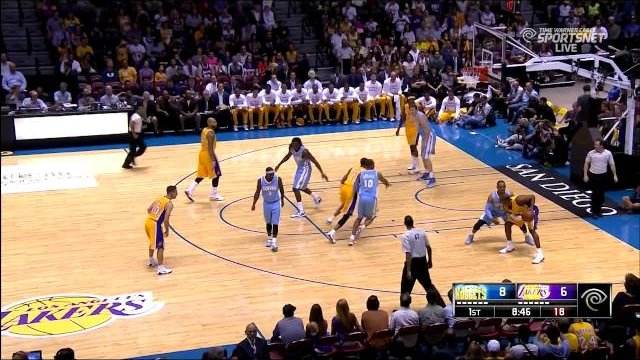 October 6, 2014 - Nuggets vs. Lakers - Vintage Kobe Bryant Fallaway Jumpers