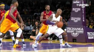 November 29, 2015 - Pacers vs. Lakers - Kobe Bryant Up And Under Layup