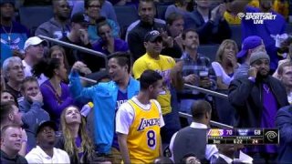 December 28, 2015 - Lakers vs. Hornets - Jordan Clarkson Posterizes Marvin Williams