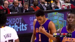 January 23, 2016 - Lakers vs. Trail Blazers - D'Angelo Russell 4 Point Play