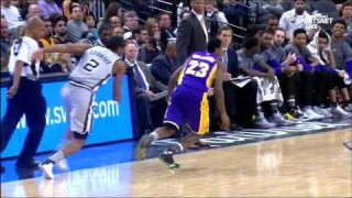February 6, 2016 - Lakers vs. Spurs - Lou Williams Alleyoop To Jordan Clarkson