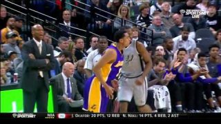 February 6, 2016 - Lakers vs. Spurs - Team Highlights