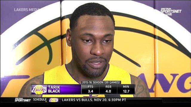 September 26, 2016 - Lakers Media Day - Tarik Black Interview