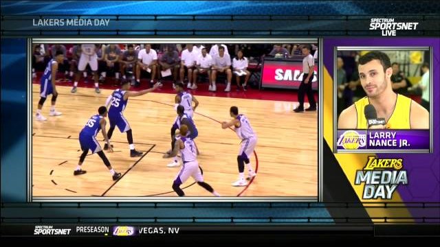 September 26, 2016 - Lakers Media Day - Larry Nance Jr. Interview