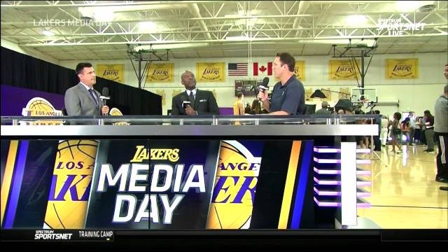 September 26, 2016 - Lakers Media Day - Luke Walton Interview
