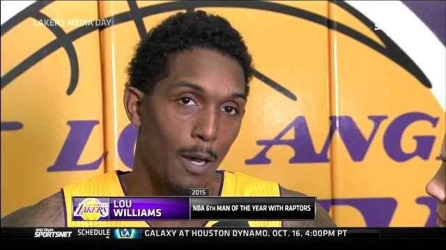 September 26, 2016 - Lakers Media Day - Lou Williams Interview