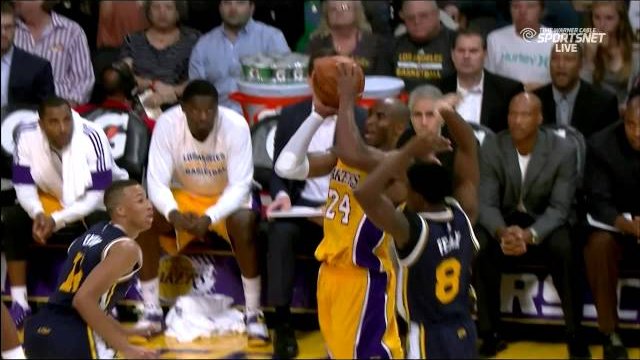 October 19, 2014 - Jazz vs. Lakers - Kobe Bryant And 1 Jumper