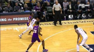 November 1, 2016 - Lakers vs. Pacers - Lou Williams 4 Point Play