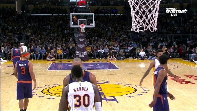 November 6, 2016 - Suns vs. Lakers - Julius Randle Gets In Tyson Chandler's Head & Jordan Clarkson 3
