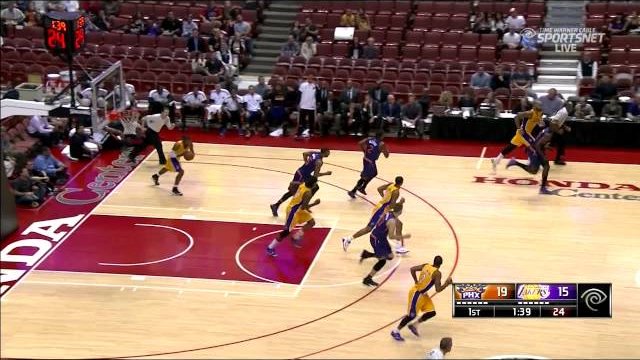 October 21, 2014 - Suns vs. Lakers - Ronnie Price Sticks With Eric Bledsoe