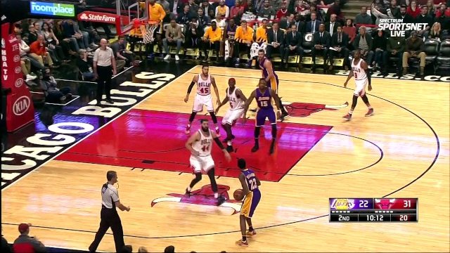 November 30, 2016 - Lakers vs. Bulls - 1st Half Team Highlights