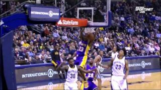 December 3, 2016 - Lakers vs. Grizzlies - Lou Williams Driving Dunk