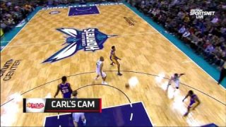 December 20, 2016 - Lakers vs. Hornets - Brandon Ingram Bounce Pass To Lou Williams For Dunk