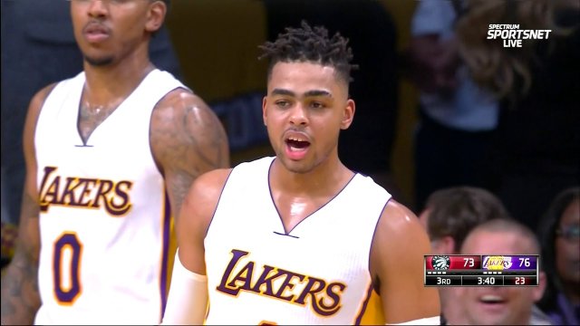 January 1, 2017 - Raptors vs. Lakers - Brandon Ingram Driving Dunk