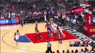 January 14, 2017 - Lakers vs. Clippers - 1st Half Team Highlights