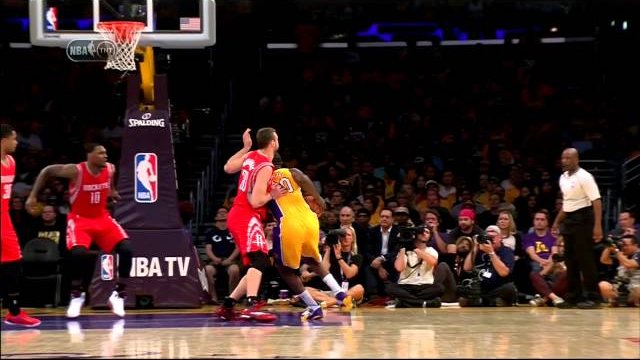 October 28, 2014 - Rockets vs. Lakers - Julius Randle Breaks His Leg