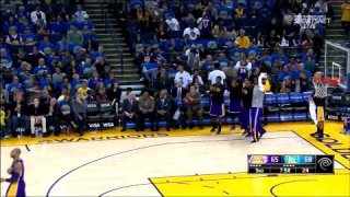 November 1, 2014 - Lakers vs. Warriors - Kobe Bryant And 1 Teardrop