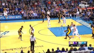 February 24, 2017 - Lakers vs. Thunder - 4th Quarter Team Highlights