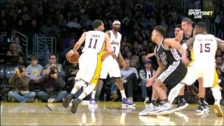 February 26, 2017 - Spurs vs. Lakers - 4th Quarter Team Highlights