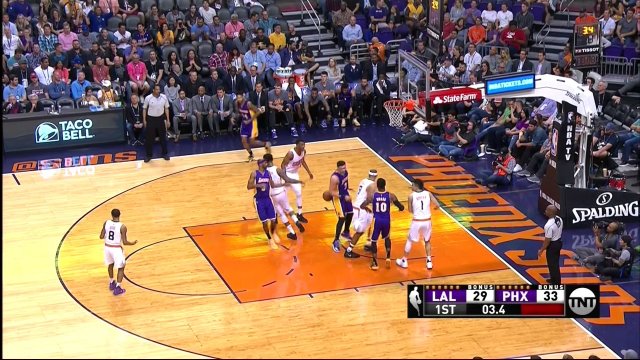 March 9, 2017 - Lakers vs. Suns - 1st Half Team Highlights