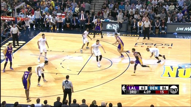 March 13, 2017 - Lakers vs. Nuggets - 3rd Quarter Team Highlights