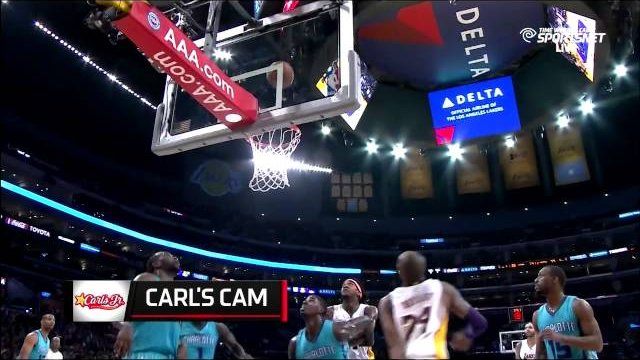 November 9, 2014 - Hornets vs. Lakers - Kobe Bryant Reverse Layup